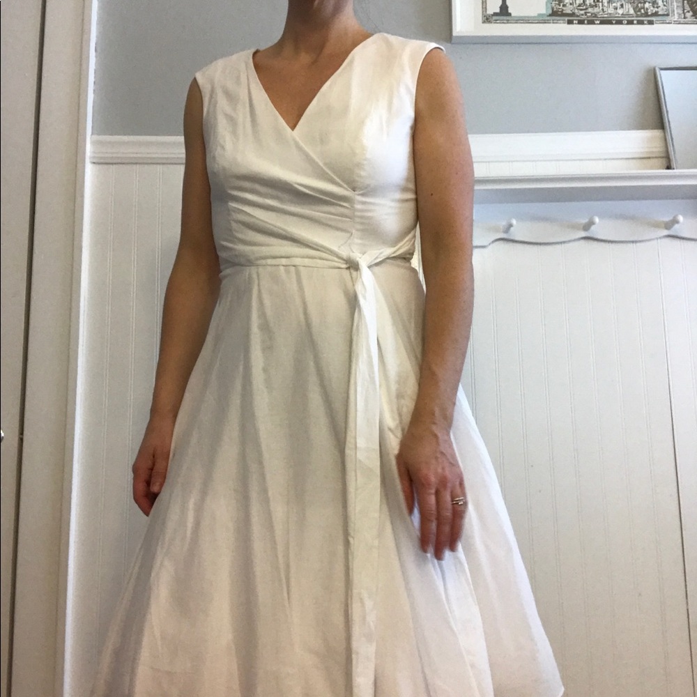 Calvin Klein wrap top dress